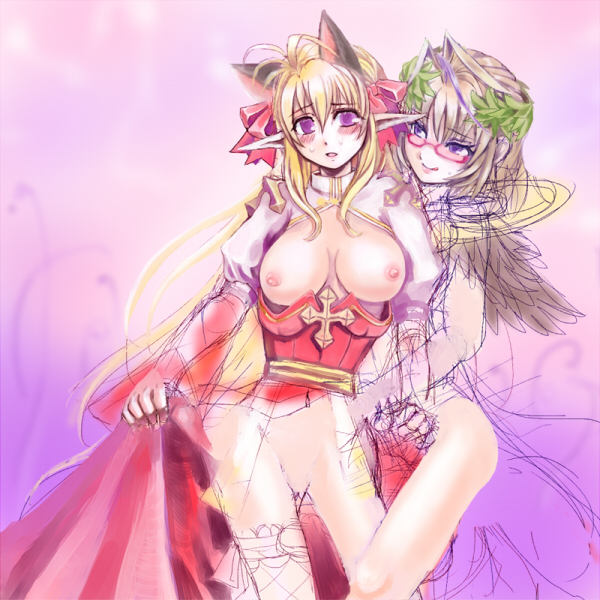 arch bishop and sorcerer (ragnarok online) drawn by yukimushi