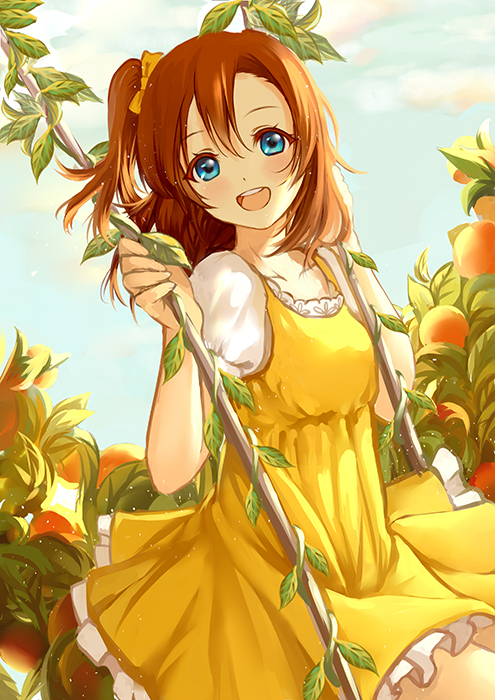 kosaka honoka (love live! and 1 more) drawn by clouble