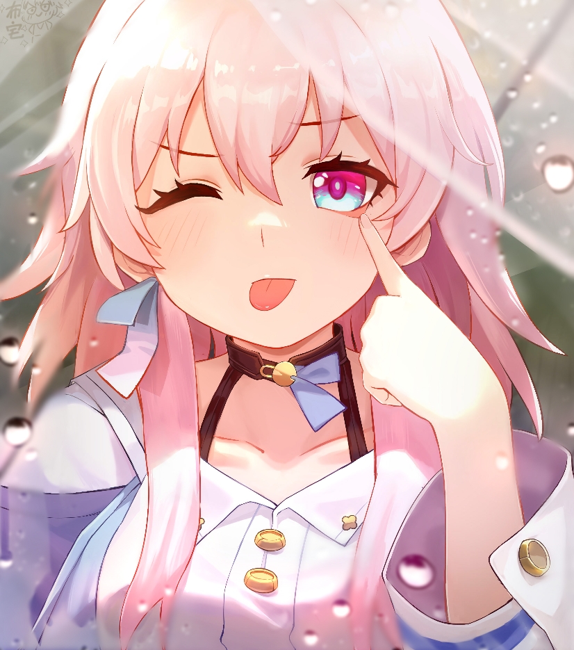 march 7th (honkai and 1 more) drawn by zayn3548