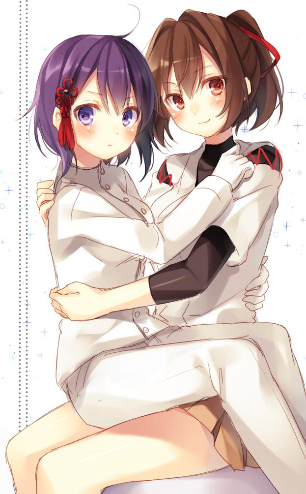 female admiral and ise (kantai collection) drawn by toosaka_asagi