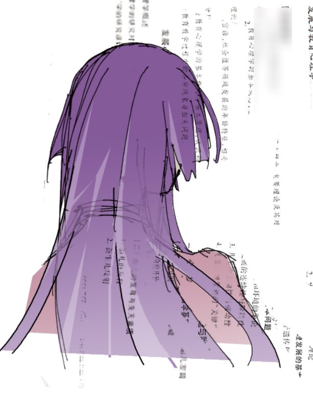 senjougahara hitagi (monogatari and 1 more) drawn by tkwkai