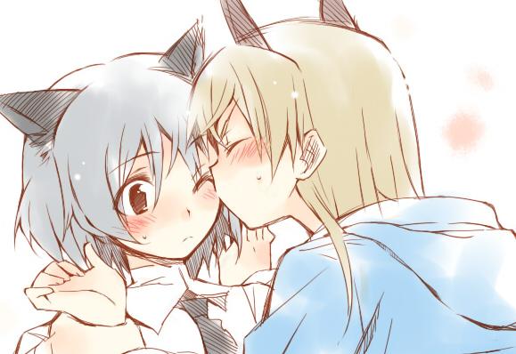 sanya v. litvyak and eila ilmatar juutilainen (world witches series and 1 more) drawn by kutsuwada_on