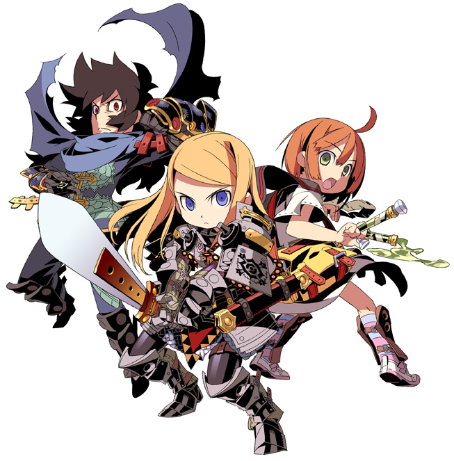 paladin, medic, paladin 2, medic 2, alchemist, and 1 more (sekaiju no meikyuu and 1 more) drawn by himukai_yuuji