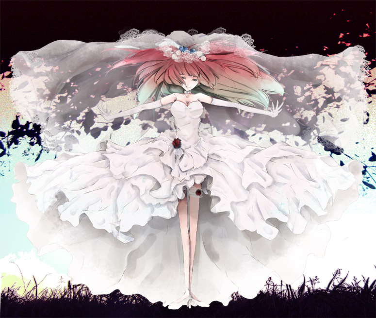 ushiromiya ange (umineko no naku koro ni) drawn by toukoku_sasaiko