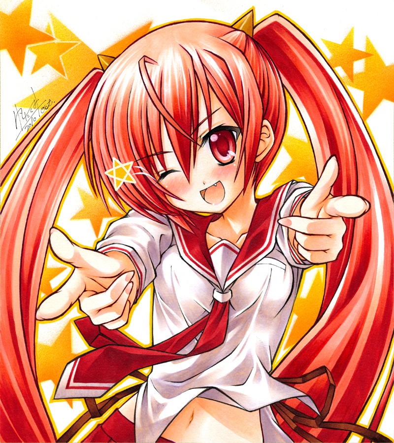 kanzaki h. aria (hidan no aria) drawn by yuto_takumi