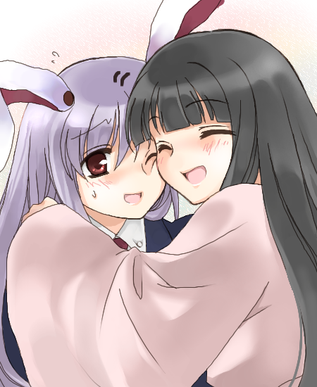 reisen udongein inaba and houraisan kaguya (touhou) drawn by coco_(artist)