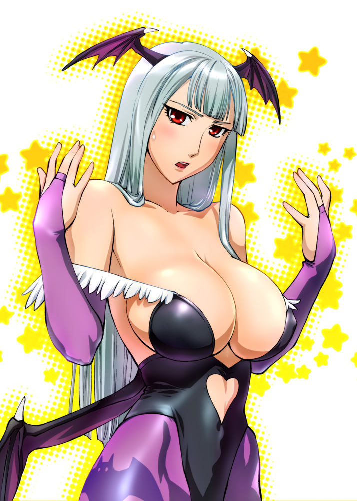 morrigan aensland and selvaria bles (darkstalkers and 2 more) drawn by ueyama_michirou
