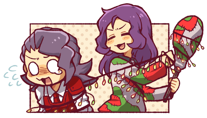 nugget and employee (project moon and 1 more) drawn by hatake_shimeji