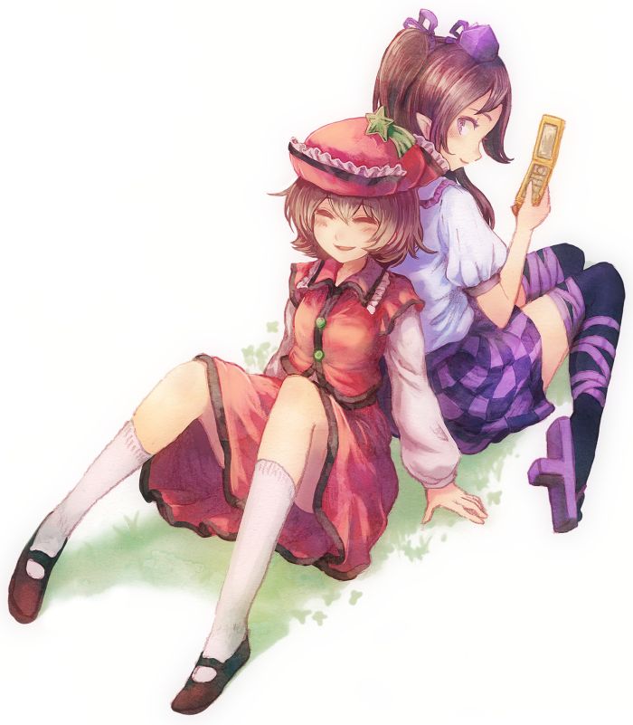 himekaidou hatate and lyrica prismriver (touhou) drawn by terrajin