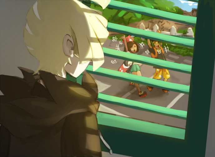 selene, gladion, and hau (pokemon and 2 more) drawn by steverino_cheshire