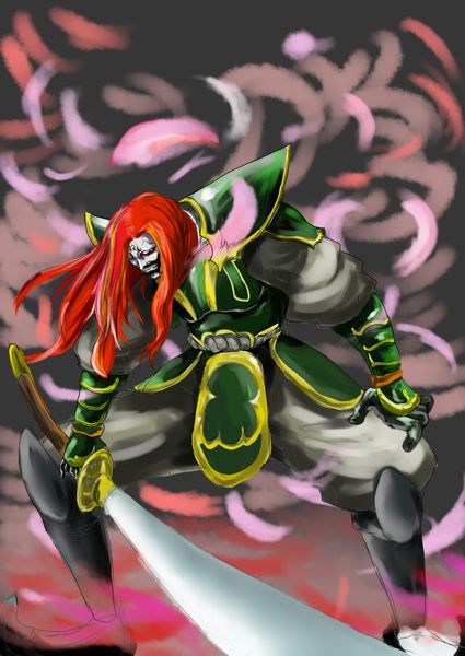 taira no kagekiyo (genpei touma den) drawn by chrono_(himadon)