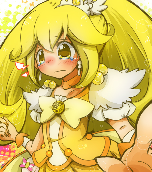 kise yayoi and cure peace (precure and 1 more) drawn by dane2424