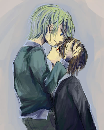 darren shan and steve leonard (the saga of darren shan) drawn by skn_nks
