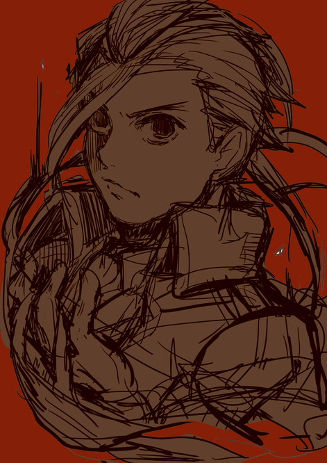 apollo justice (ace attorney and 1 more) drawn by ui_(pppuuu)