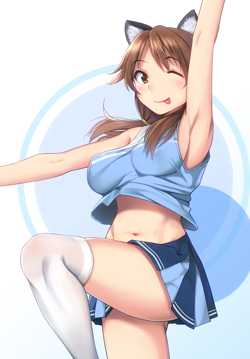 katagiri sanae (idolmaster and 1 more) drawn by yuki_usagi_(mofurafu)