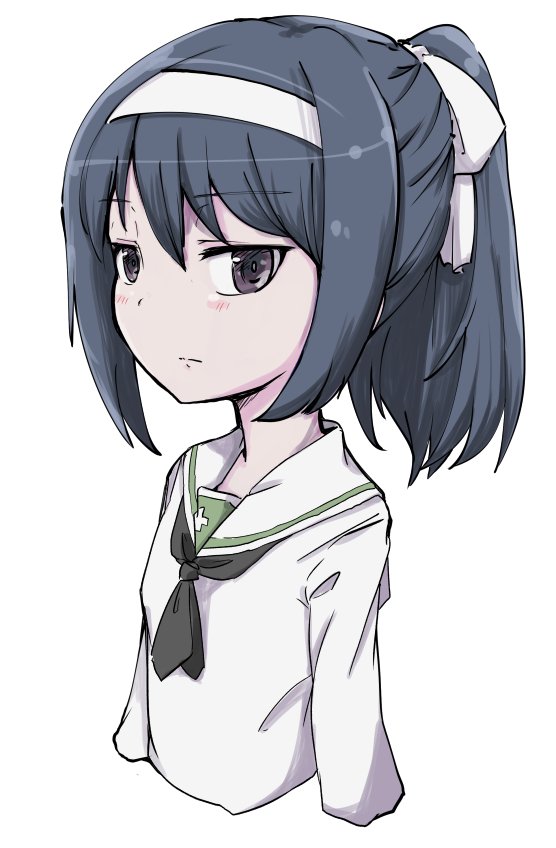 reizei mako (girls und panzer) drawn by bob_(you-u-kai)