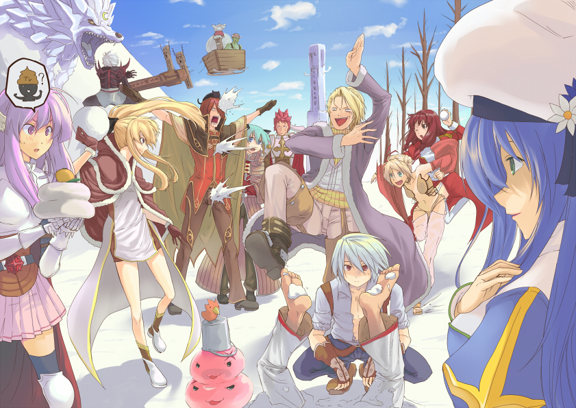 high priest, poring, high wizard, lord knight, hunter, and 10 more (ragnarok online) drawn by nueco