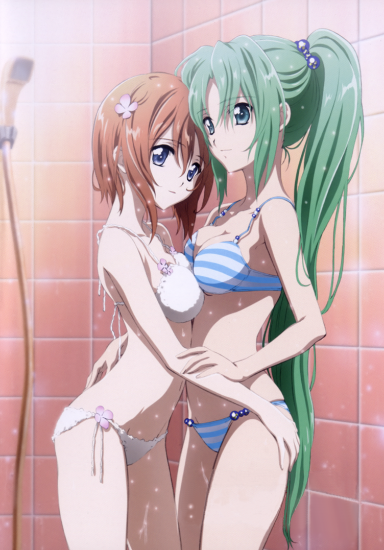 ryuuguu rena and sonozaki mion (higurashi no naku koro ni) drawn by sakai_kyuuta