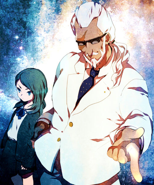 kageyama reiji and mizukawa minori (inazuma eleven and 2 more) drawn by konbu_wakame