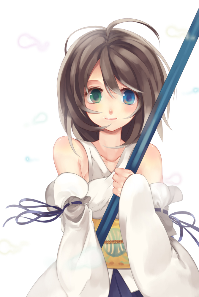 yuna (final fantasy and 3 more) drawn by hiyo_kiki