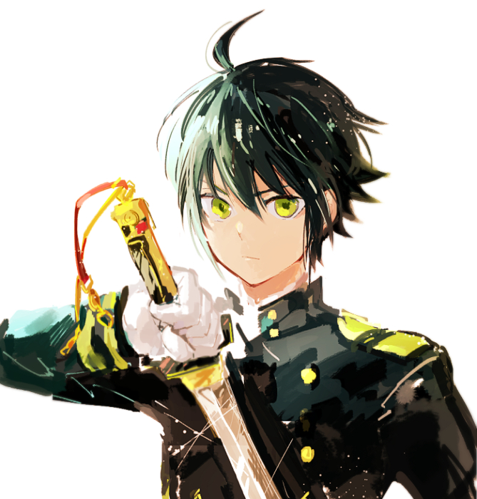 hyakuya yuuichirou (owari no seraph) drawn by goku_(ensn)