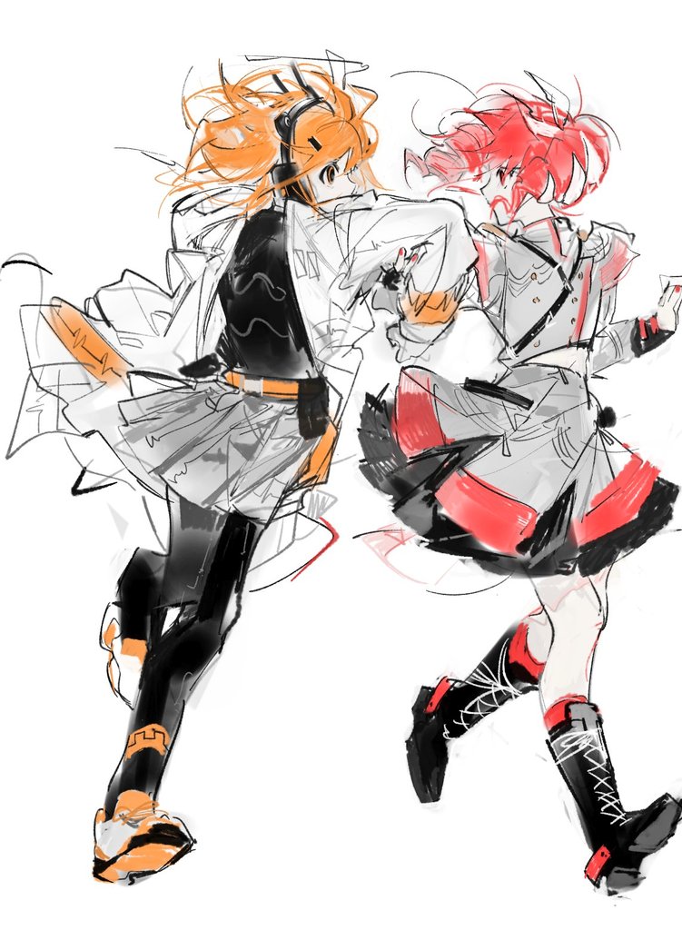 kasane teto and adachi rei (utau and 2 more) drawn by munjiduck