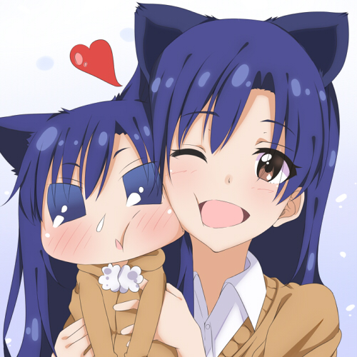 kisaragi chihaya and chihyaa (idolmaster and 1 more) drawn by hitotsuki_nanoka