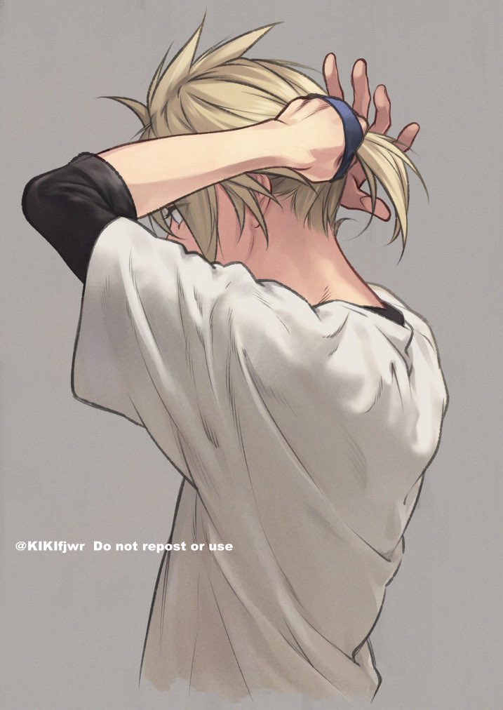 cloud strife (final fantasy and 2 more) drawn by kiki_lala