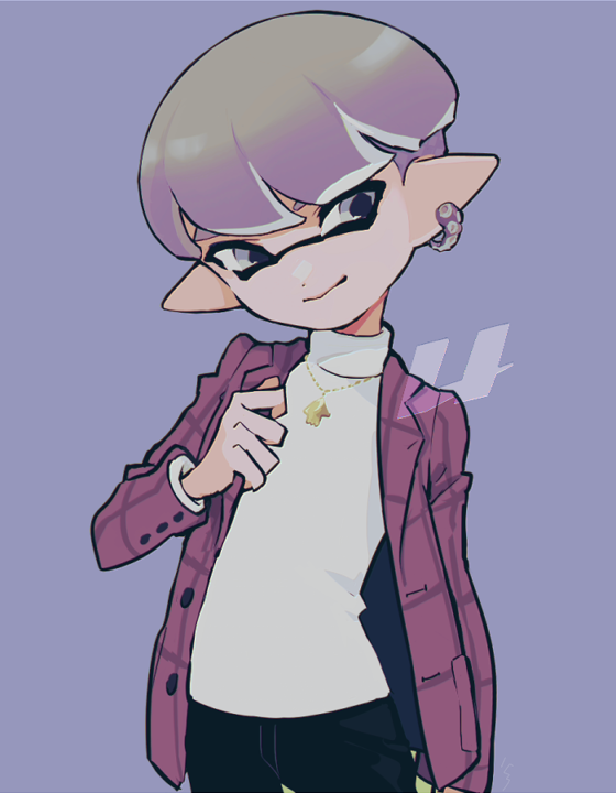inkling player character and inkling boy (splatoon) drawn by imaikuy0