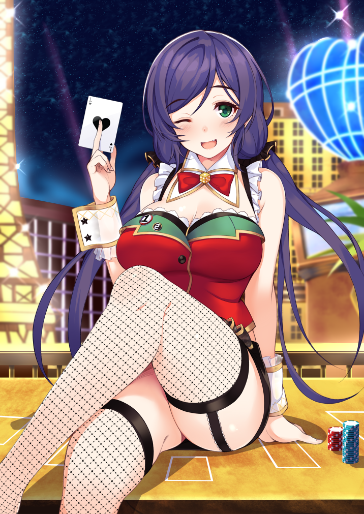 tojo nozomi (love live! and 2 more) drawn by ponkotsu_(ayarosu)