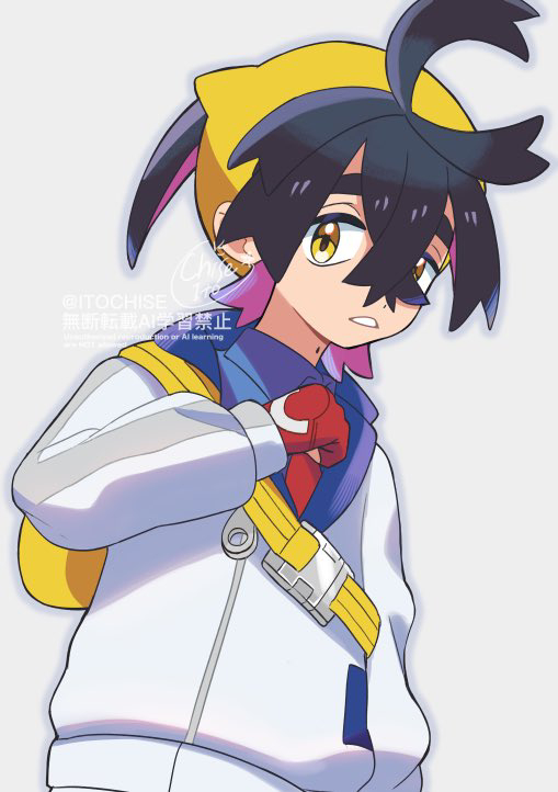 kieran (pokemon and 1 more) drawn by orange_(orangelv20)
