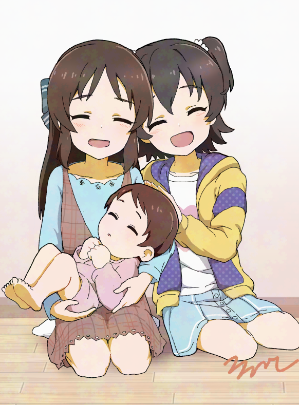 tachibana arisu and akagi miria (idolmaster and 2 more) drawn by aayh
