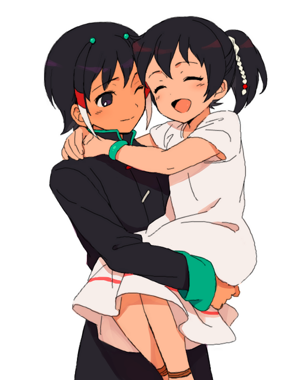 shuu and shuu's sister (inazuma eleven and 1 more) drawn by mabui_(poloon)
