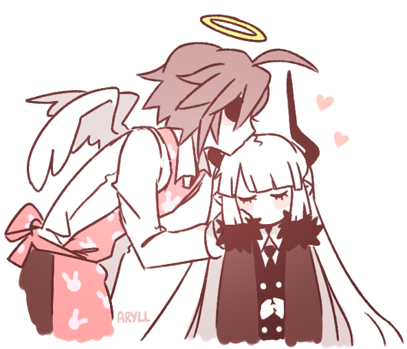 kcalb and wodahs (funamusea and 1 more) drawn by aryll_(marbles)