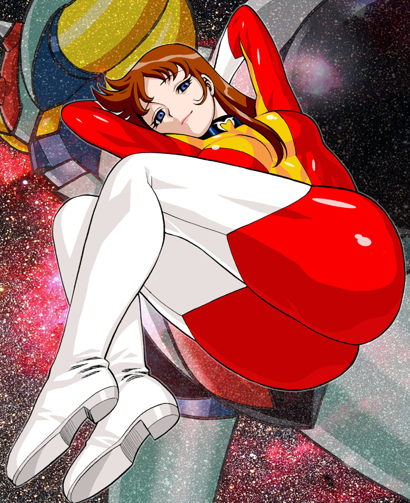 grendizer and maria grace fleed (mazinger and 1 more) drawn by tamaki_nozomu