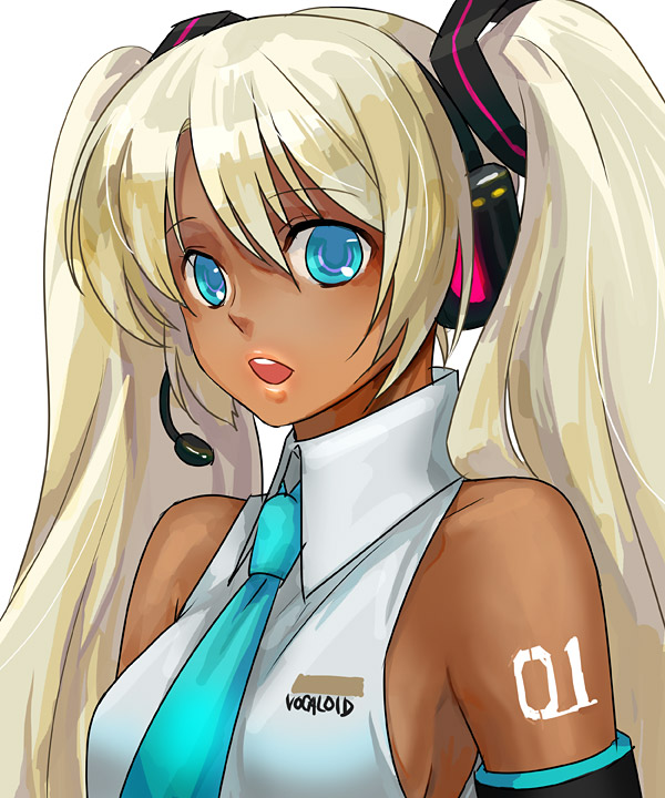 hatsune miku and triela (vocaloid and 1 more) drawn by koaki