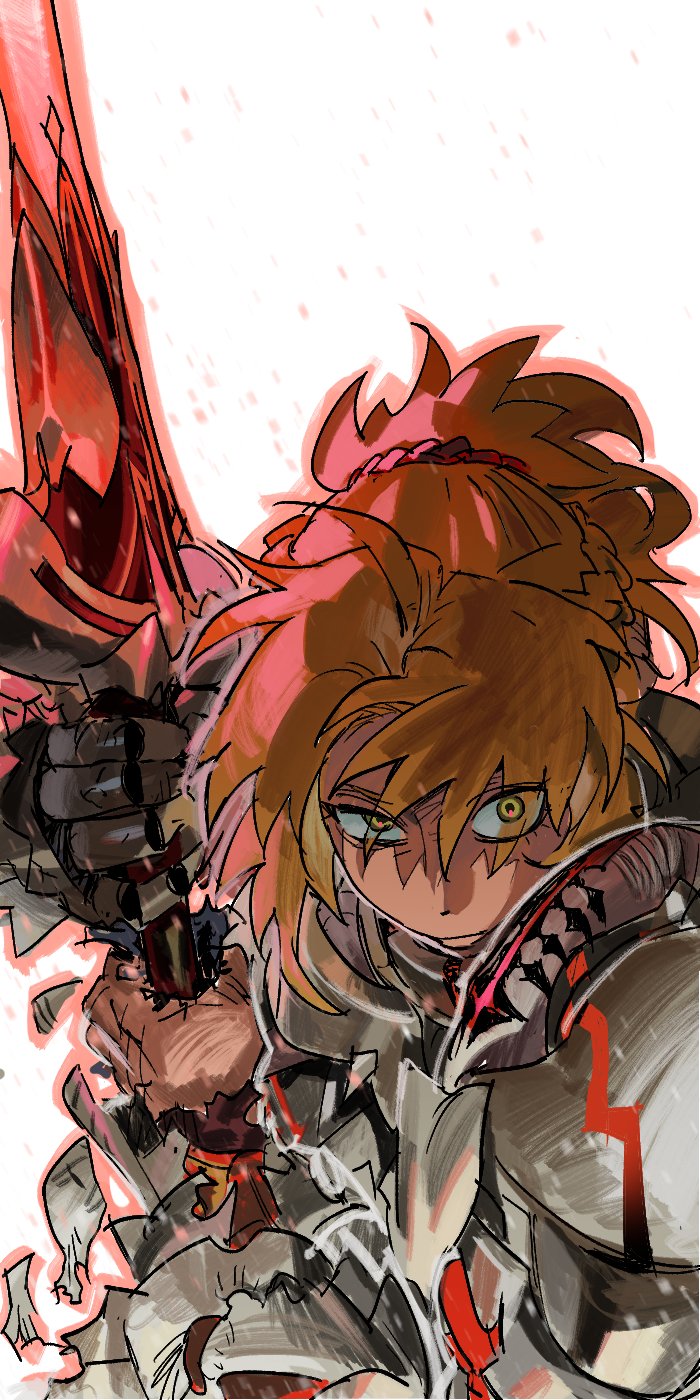 mordred (fate and 2 more) drawn by 3headed_otaku
