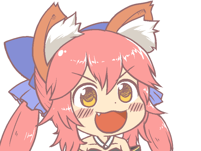 tamamo and tamamo no mae (fate and 1 more) drawn by ikiyouz