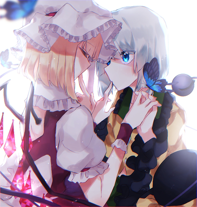 flandre scarlet and komeiji koishi (touhou) drawn by tsuyuji_shigure