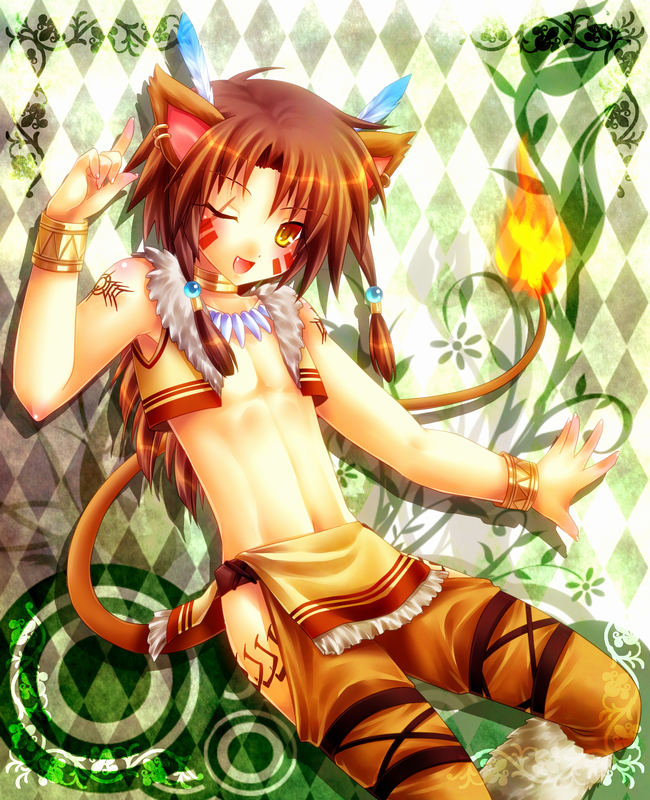 red xiii (final fantasy and 1 more) drawn by minatosaiga
