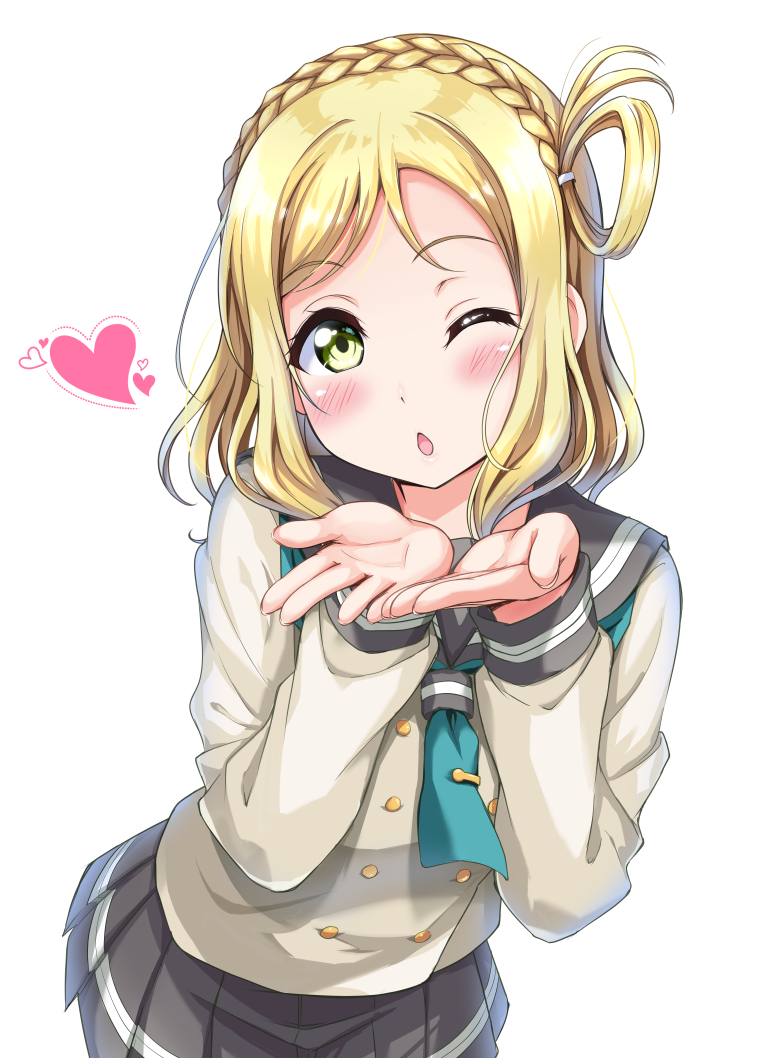 ohara mari (love live! and 1 more) drawn by harunabe_(refresh_star)