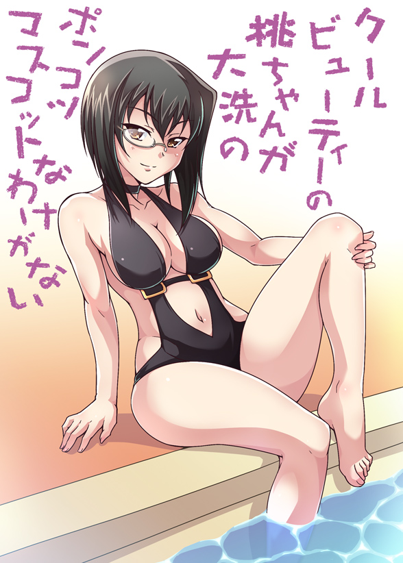 kawashima momo (girls und panzer and 1 more) drawn by e20