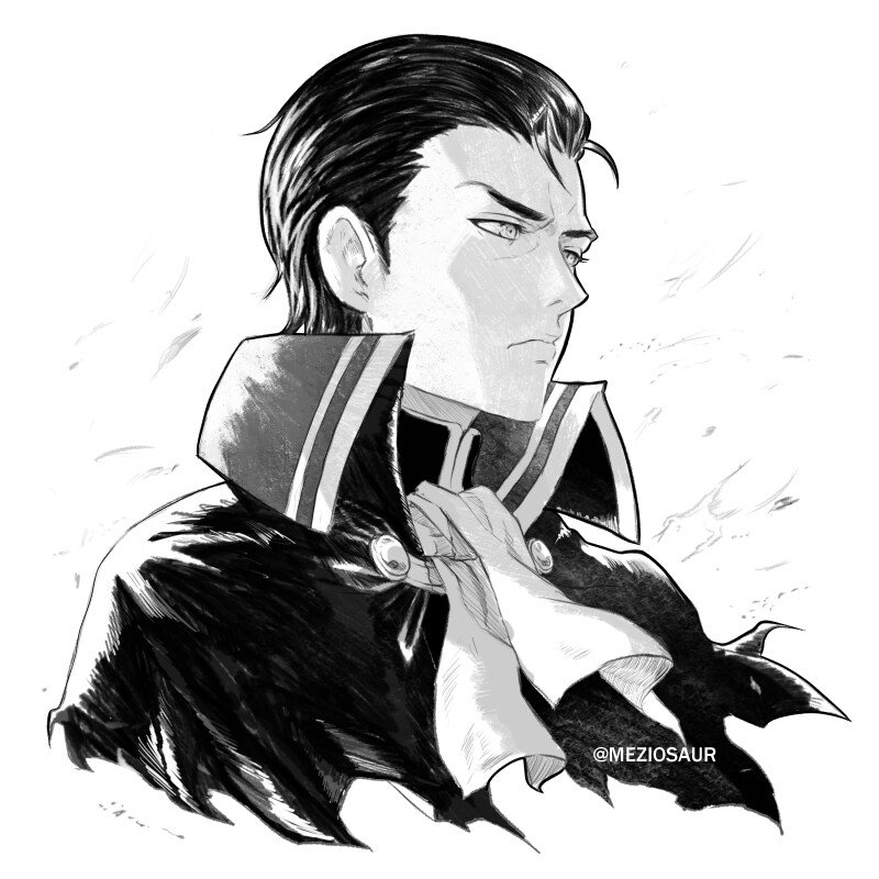 reinhardt (fire emblem and 2 more) drawn by meziosaur
