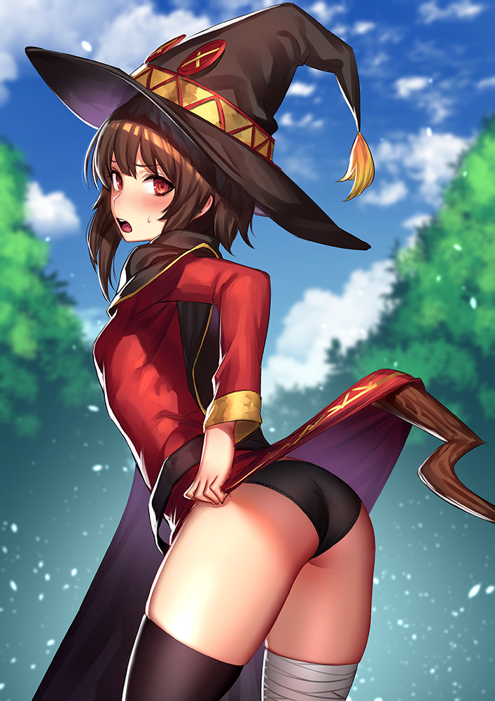 megumin (kono subarashii sekai ni shukufuku wo!) drawn by eatora