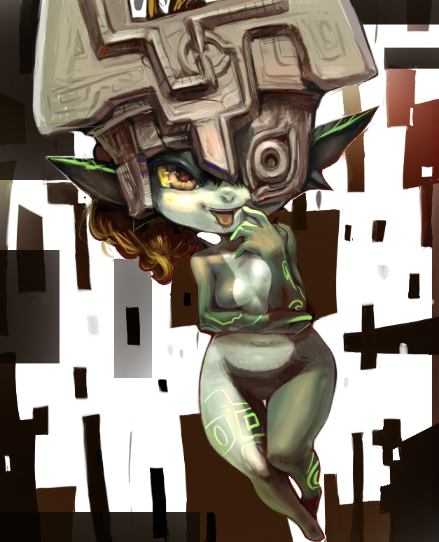 midna (the legend of zelda and 1 more) drawn by koki_(ryoushikiha)