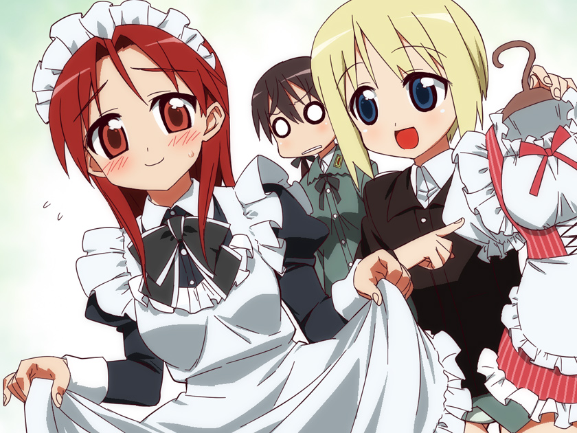 erica hartmann, gertrud barkhorn, and minna-dietlinde wilcke (world witches series and 1 more) drawn by tonbi