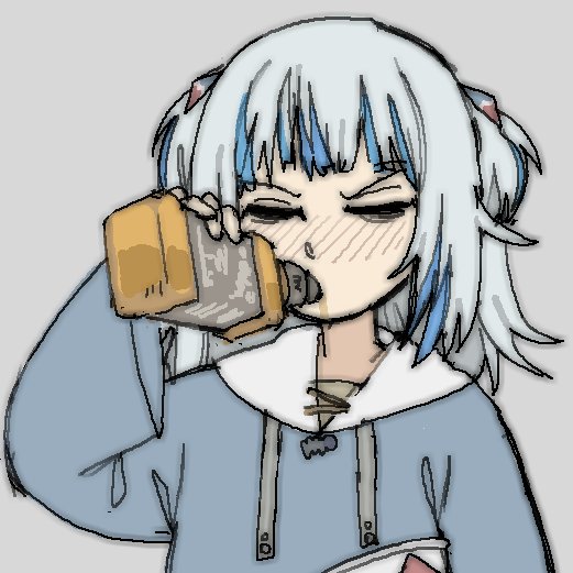 gawr gura (hololive and 1 more) drawn by pantsu-ripper