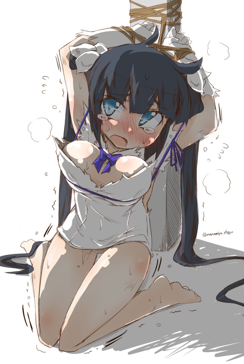 hestia (dungeon ni deai wo motomeru no wa machigatteiru darou ka) drawn by narumiya_(narumiya)