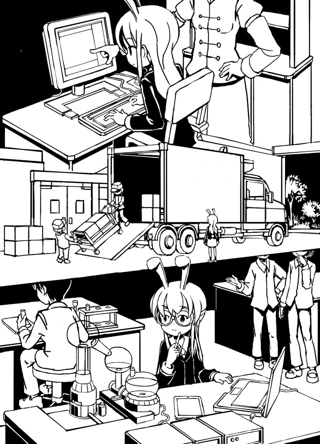 reisen udongein inaba and yagokoro eirin (touhou) drawn by sixten