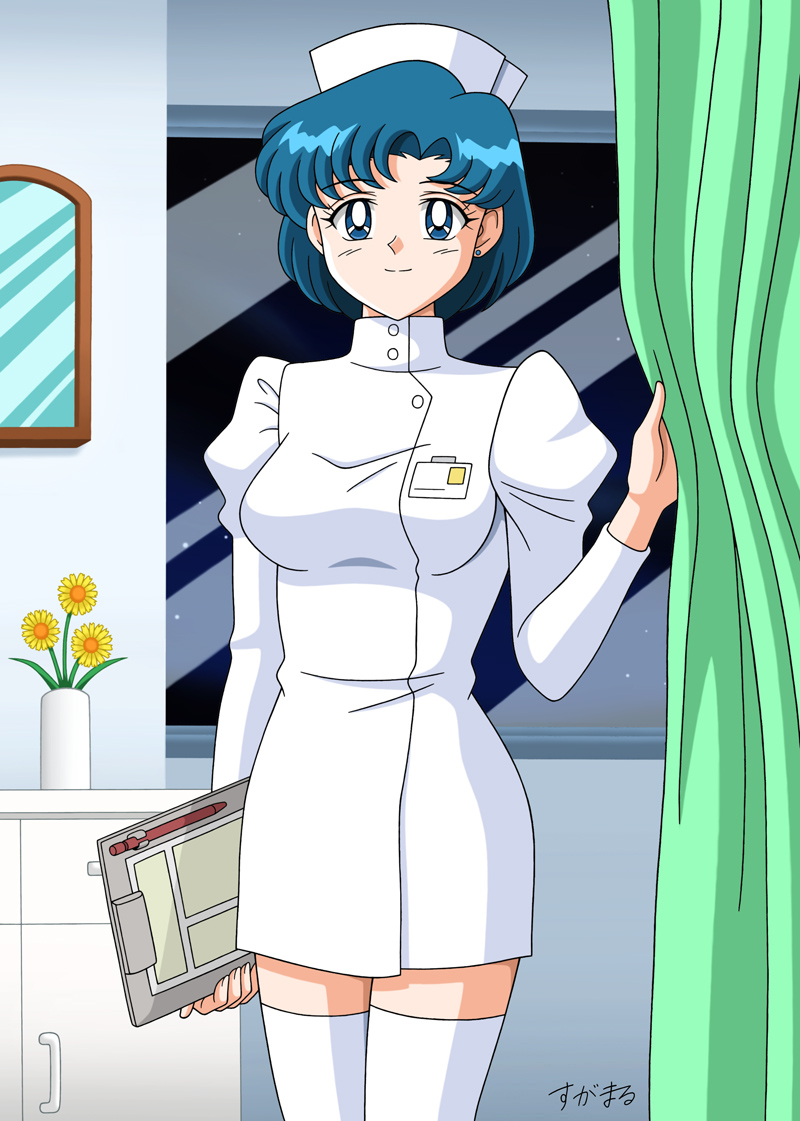 mizuno ami (bishoujo senshi sailor moon) drawn by sugamaru